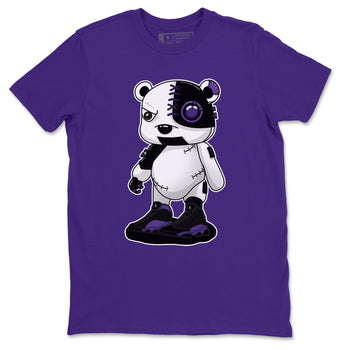 Jordan 13 Court Purple Sneaker Match Tees Cyborg Bear Sneaker Tees Jordan 13 Court Purple Sneaker Release Tees Unisex Shirts