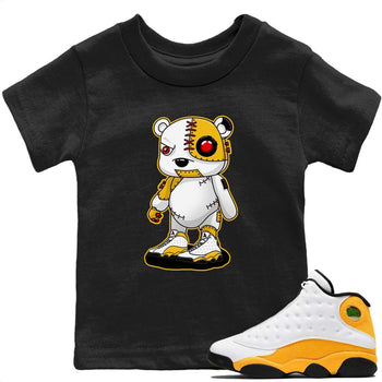 Jordan 13 Del Sol Sneaker Match Tees Cyborg Bear Sneaker Tees Jordan 13 Del Sol Sneaker Release Tees Kids Shirts