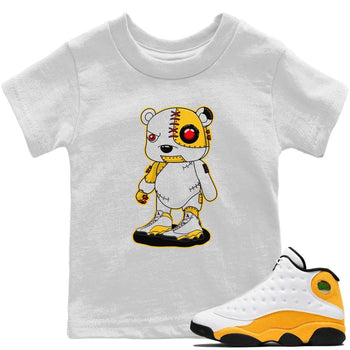 Jordan 13 Del Sol Sneaker Match Tees Cyborg Bear Sneaker Tees Jordan 13 Del Sol Sneaker Release Tees Kids Shirts