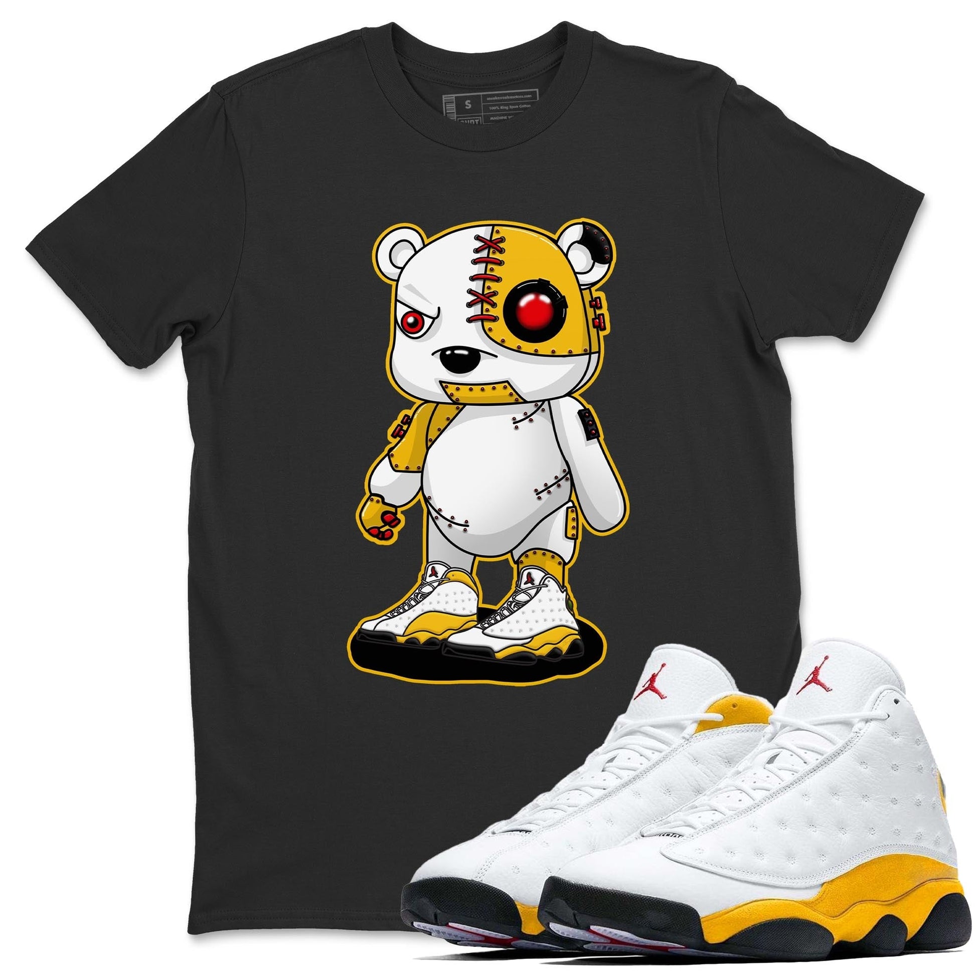 Jordan 13 Del Sol Sneaker Match Tees Cyborg Bear Sneaker Tees Jordan 13 Del Sol Sneaker Release Tees Unisex Shirts