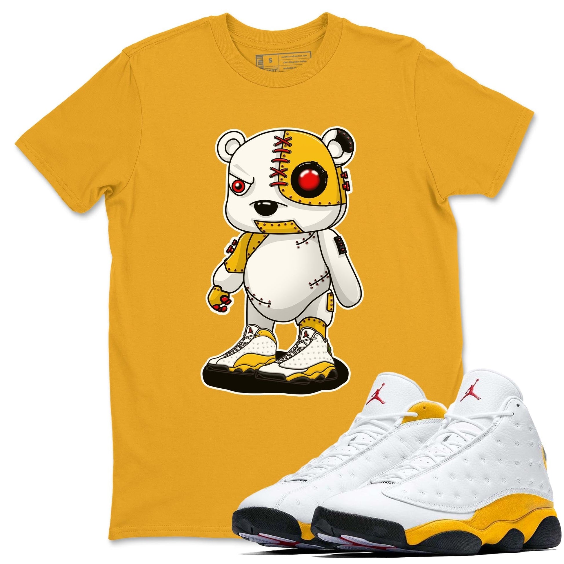 Jordan 13 Del Sol Sneaker Match Tees Cyborg Bear Sneaker Tees Jordan 13 Del Sol Sneaker Release Tees Unisex Shirts