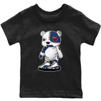 Jordan 13 French Blue Sneaker Match Tees Cyborg Bear Sneaker Tees Jordan 13 French Blue Sneaker Release Tees Kids Shirts