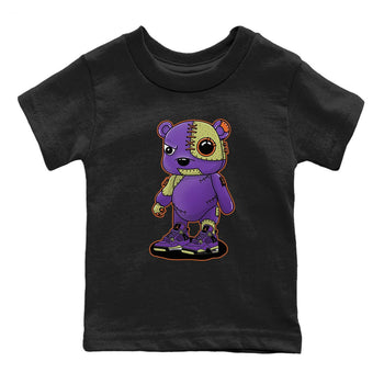 Jordan 4 Canyon Purple Sneaker Match Tees Cyborg Bear Sneaker Tees Jordan 4 Canyon Purple Sneaker Release Tees Kids Shirts
