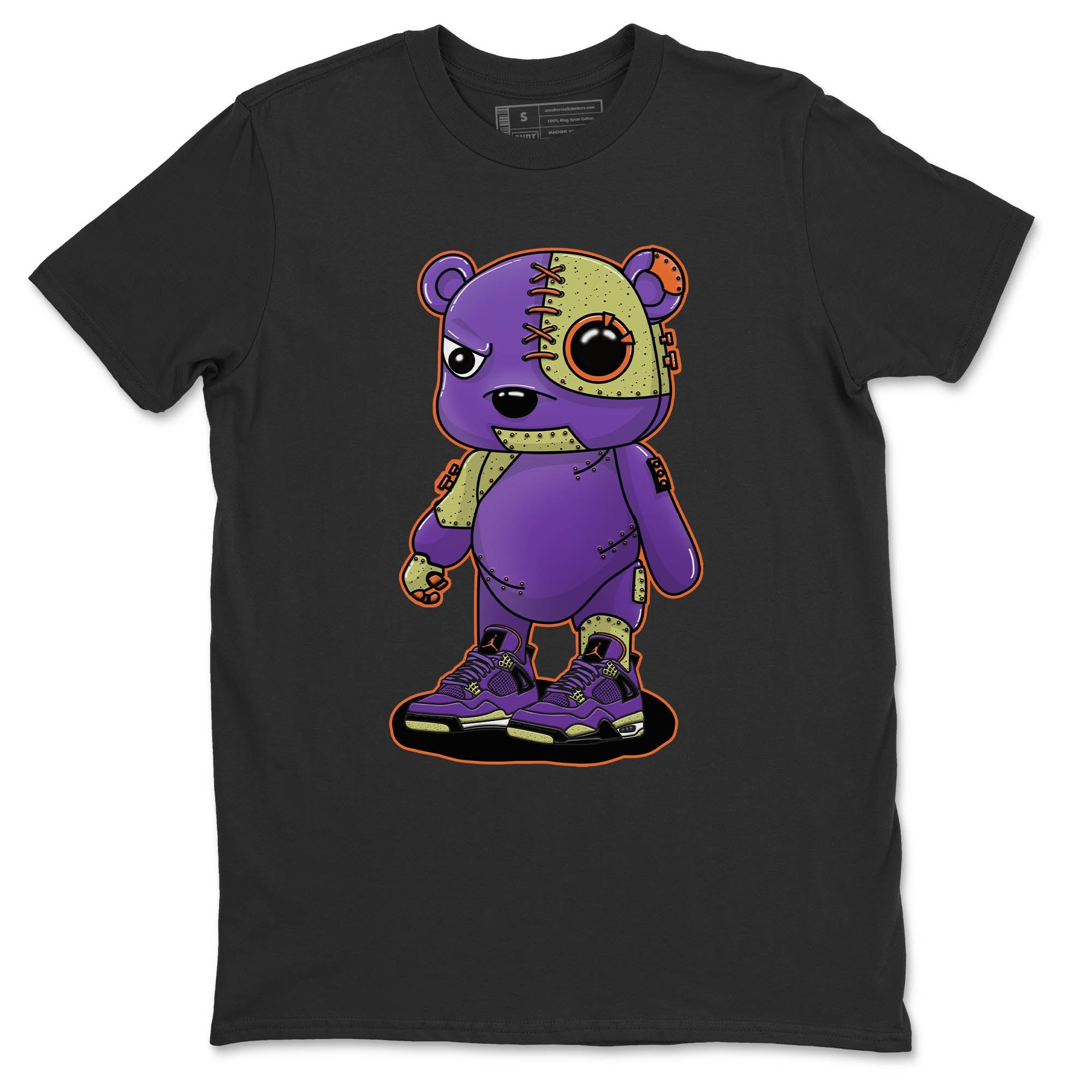 Jordan 4 Canyon Purple Sneaker Match Tees Cyborg Bear Sneaker Tees Jordan 4 Canyon Purple Sneaker Release Tees Unisex Shirts