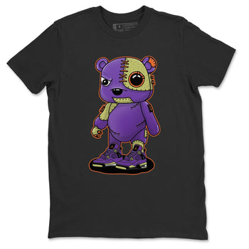 Jordan 4 Canyon Purple Sneaker Match Tees Cyborg Bear Sneaker Tees Jordan 4 Canyon Purple Sneaker Release Tees Unisex Shirts