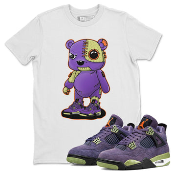 Jordan 4 Canyon Purple Sneaker Match Tees Cyborg Bear Sneaker Tees Jordan 4 Canyon Purple Sneaker Release Tees Unisex Shirts