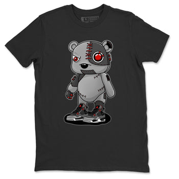Jordan 4 Infrared Sneaker Match Tees Cyborg Bear Sneaker Tees Jordan 4 Infrared Sneaker Release Tees Unisex Shirts