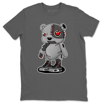 Jordan 4 Infrared Sneaker Match Tees Cyborg Bear Sneaker Tees Jordan 4 Infrared Sneaker Release Tees Unisex Shirts