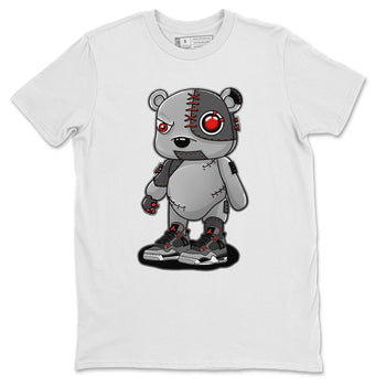 Jordan 4 Infrared Sneaker Match Tees Cyborg Bear Sneaker Tees Jordan 4 Infrared Sneaker Release Tees Unisex Shirts