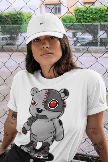 Jordan 4 Infrared Sneaker Match Tees Cyborg Bear Sneaker Tees Jordan 4 Infrared Sneaker Release Tees Unisex Shirts