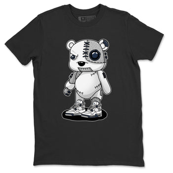 Jordan 4 Midnight Navy Sneaker Match Tees Cyborg Bear Sneaker Tees Jordan 4 Midnight Navy Sneaker Release Tees Unisex Shirts