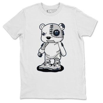 Jordan 4 Midnight Navy Sneaker Match Tees Cyborg Bear Sneaker Tees Jordan 4 Midnight Navy Sneaker Release Tees Unisex Shirts