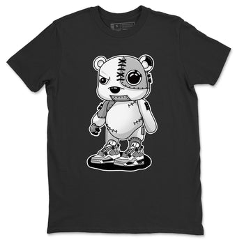 Jordan 4 Military Black Sneaker Match Tees Cyborg Bear Sneaker Tees Jordan 4 Military Black Sneaker Release Tees Unisex Shirts