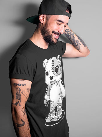 Jordan 4 Military Black Sneaker Match Tees Cyborg Bear Sneaker Tees Jordan 4 Military Black Sneaker Release Tees Unisex Shirts
