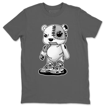 Jordan 4 Military Black Sneaker Match Tees Cyborg Bear Sneaker Tees Jordan 4 Military Black Sneaker Release Tees Unisex Shirts