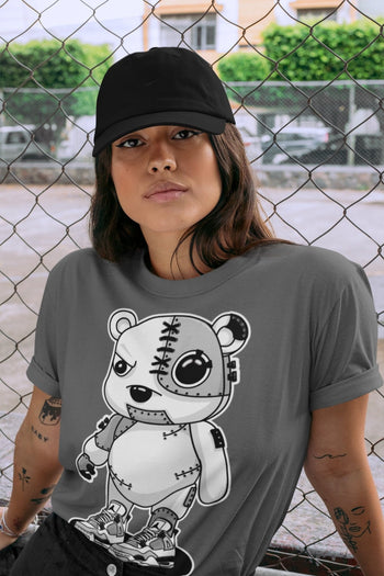 Jordan 4 Military Black Sneaker Match Tees Cyborg Bear Sneaker Tees Jordan 4 Military Black Sneaker Release Tees Unisex Shirts