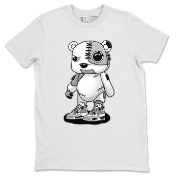 Jordan 4 Military Black Sneaker Match Tees Cyborg Bear Sneaker Tees Jordan 4 Military Black Sneaker Release Tees Unisex Shirts