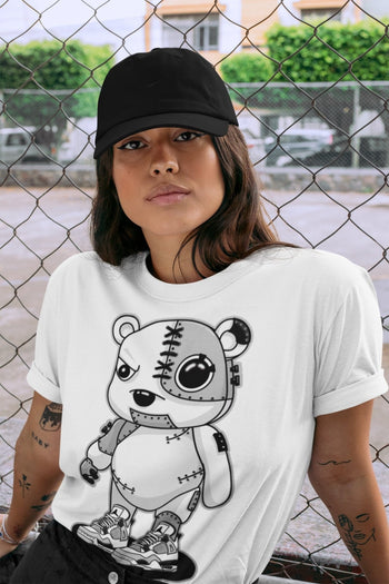 Jordan 4 Military Black Sneaker Match Tees Cyborg Bear Sneaker Tees Jordan 4 Military Black Sneaker Release Tees Unisex Shirts