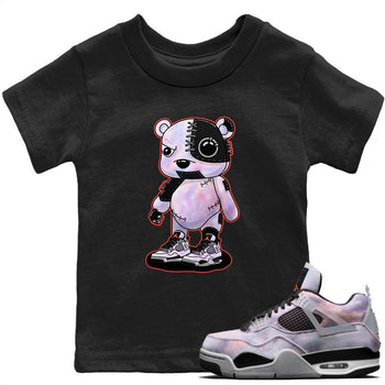 Jordan 4 Zen Master Sneaker Match Tees Cyborg Bear Sneaker Tees Jordan 4 Zen Master Sneaker Release Tees Kids Shirts