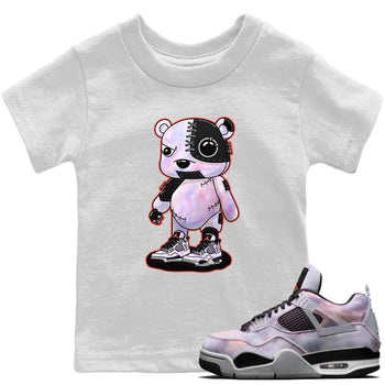 Jordan 4 Zen Master Sneaker Match Tees Cyborg Bear Sneaker Tees Jordan 4 Zen Master Sneaker Release Tees Kids Shirts