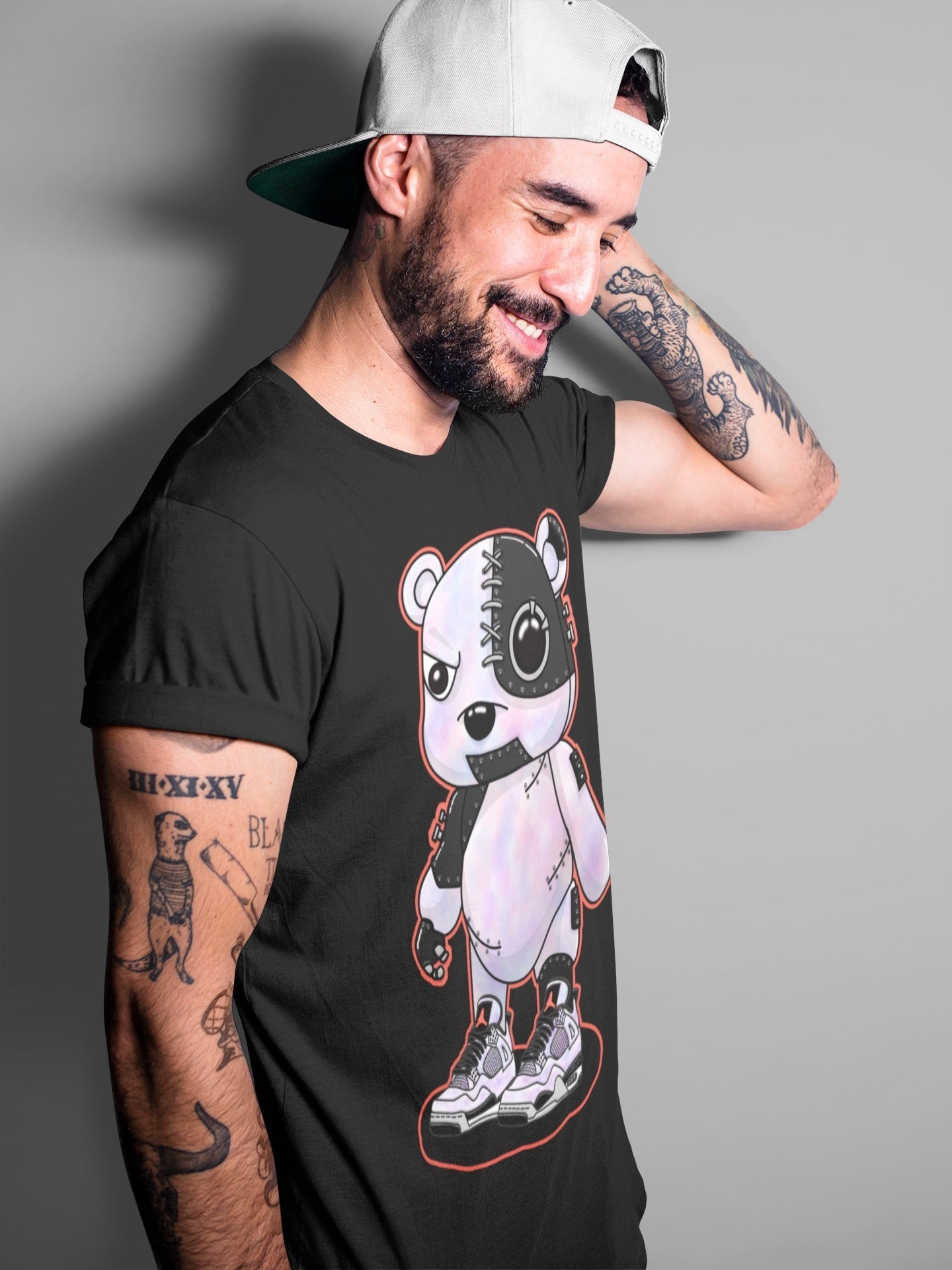 Jordan 4 Zen Master Sneaker Match Tees Cyborg Bear Sneaker Tees Jordan 4 Zen Master Sneaker Release Tees Unisex Shirts