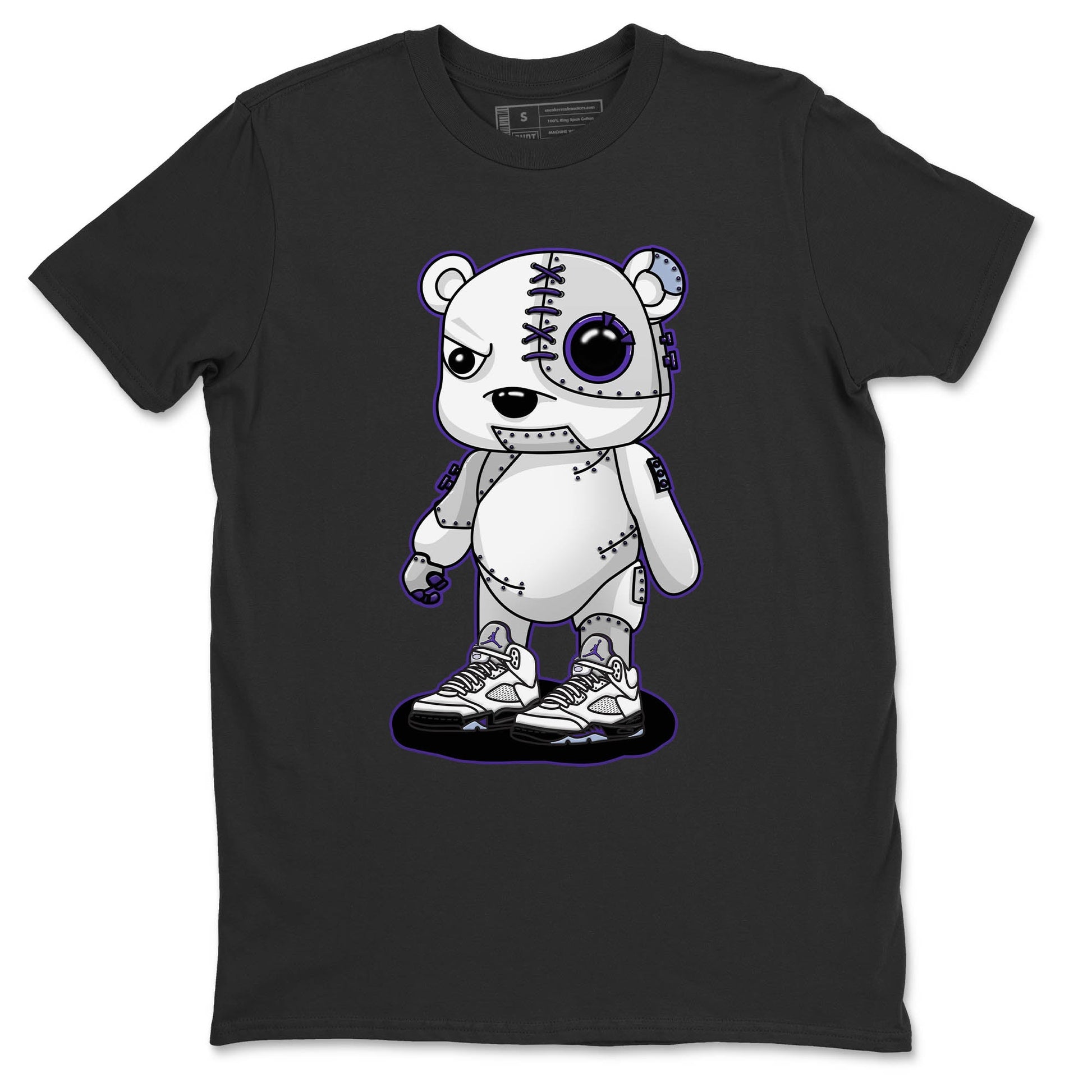 Jordan 5 Concord Sneaker Match Tees Cyborg Bear Sneaker Tees Jordan 5 Concord Sneaker Release Tees Unisex Shirts