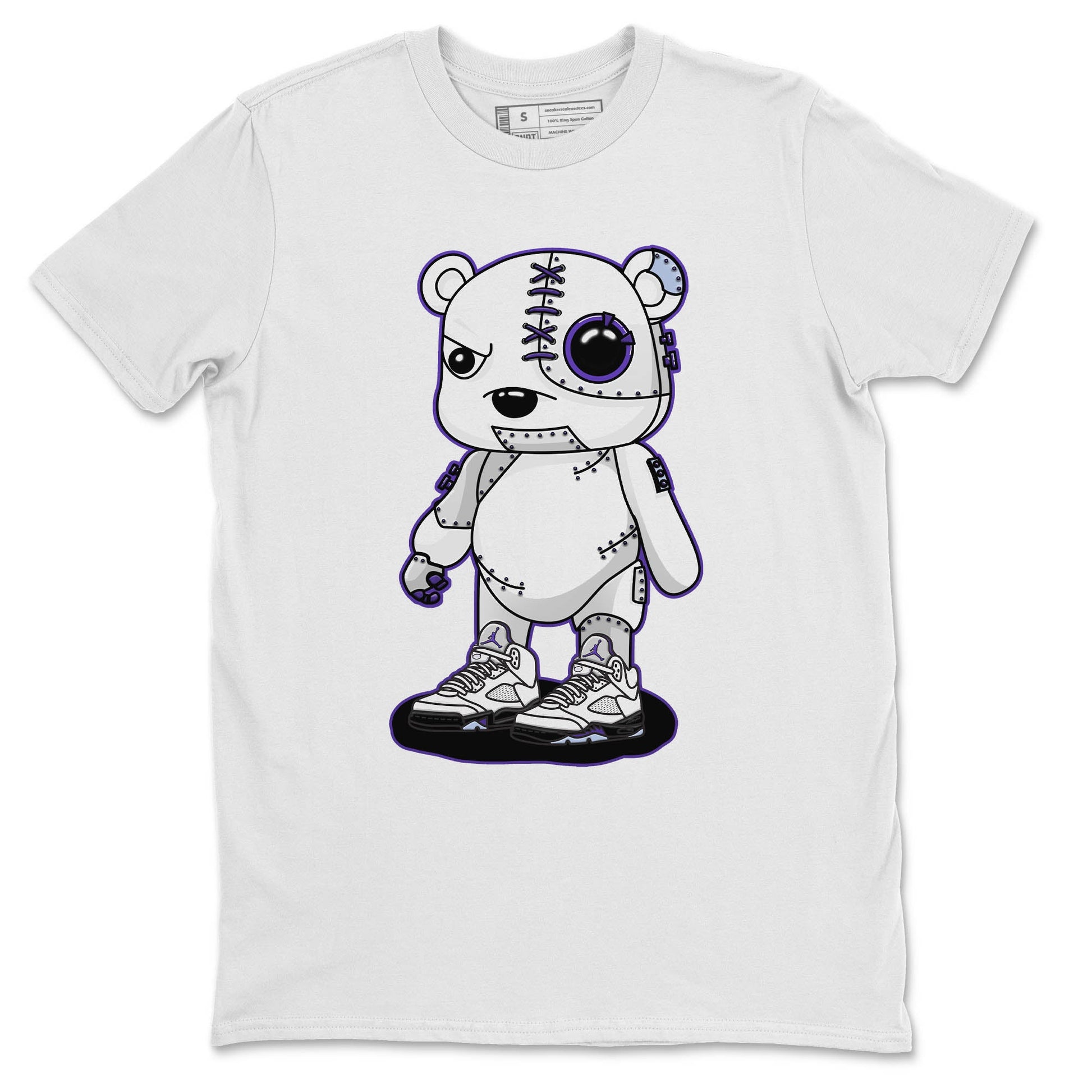 Jordan 5 Concord Sneaker Match Tees Cyborg Bear Sneaker Tees Jordan 5 Concord Sneaker Release Tees Unisex Shirts