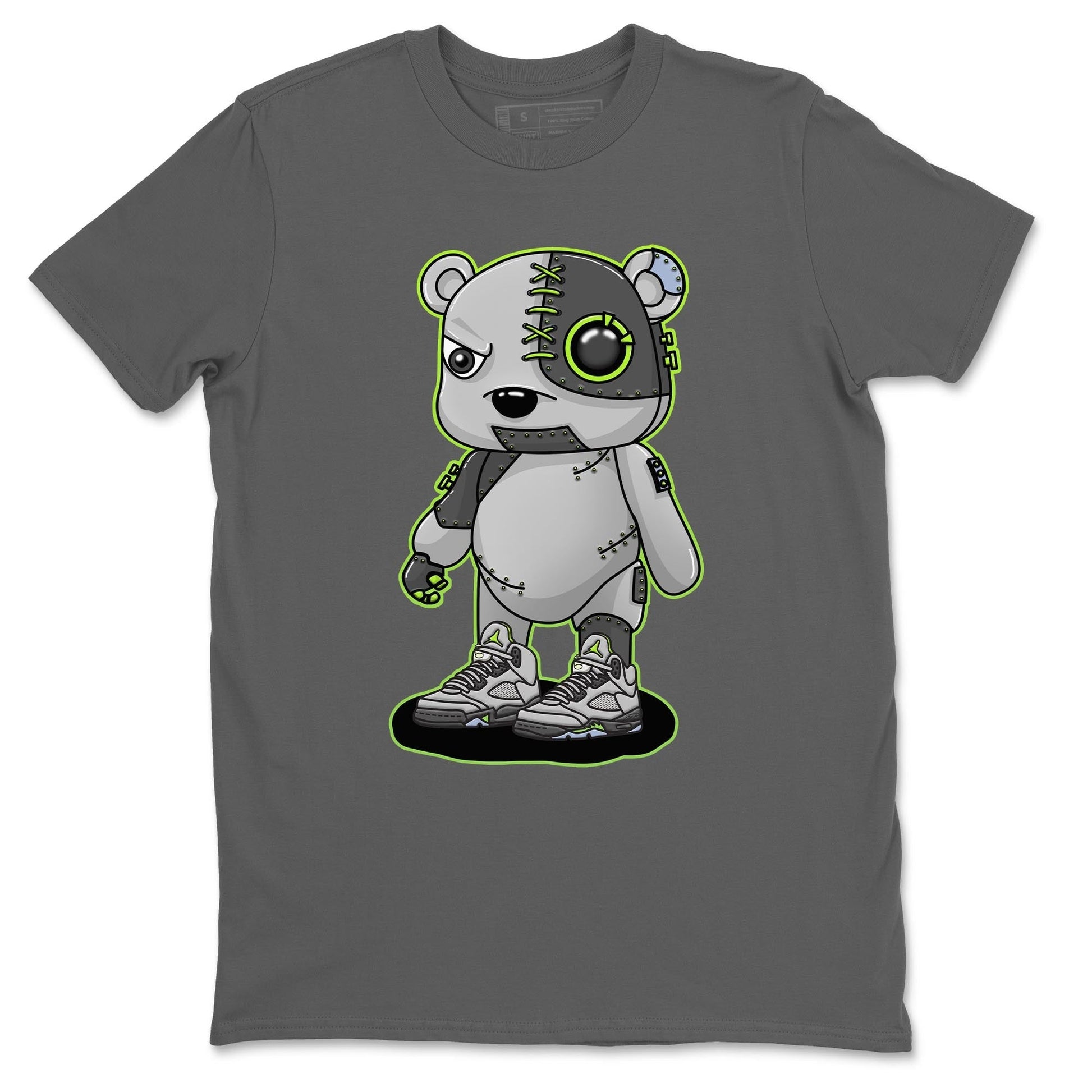 Jordan 5 Green Bean Sneaker Match Tees Cyborg Bear Sneaker Tees Jordan 5 Green Bean Sneaker Release Tees Unisex Shirts
