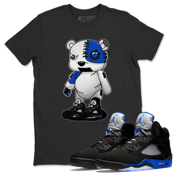 Jordan 5 Racer Blue Sneaker Match Tees Cyborg Bear Sneaker Tees Jordan 5 Racer Blue Sneaker Release Tees Unisex Shirts