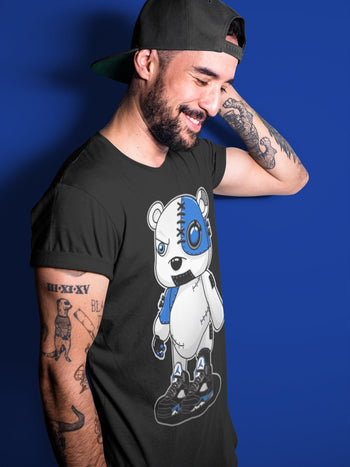 Jordan 5 Racer Blue Sneaker Match Tees Cyborg Bear Sneaker Tees Jordan 5 Racer Blue Sneaker Release Tees Unisex Shirts