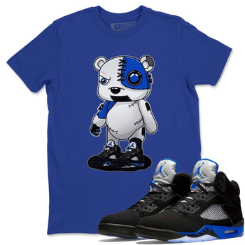 Jordan 5 Racer Blue Sneaker Match Tees Cyborg Bear Sneaker Tees Jordan 5 Racer Blue Sneaker Release Tees Unisex Shirts
