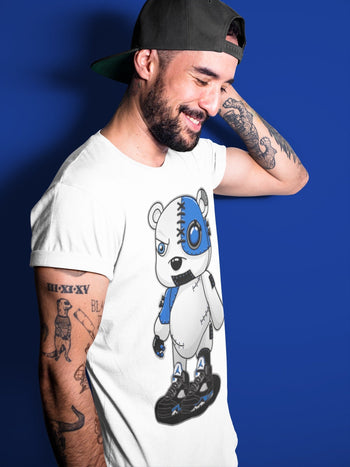 Jordan 5 Racer Blue Sneaker Match Tees Cyborg Bear Sneaker Tees Jordan 5 Racer Blue Sneaker Release Tees Unisex Shirts
