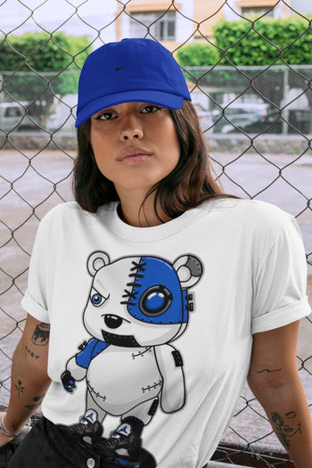 Jordan 5 Racer Blue Sneaker Match Tees Cyborg Bear Sneaker Tees Jordan 5 Racer Blue Sneaker Release Tees Unisex Shirts