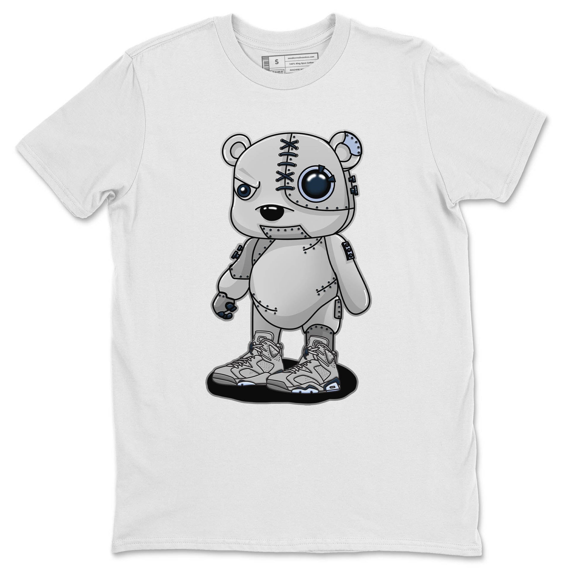 Jordan 6 Georgetown Sneaker Match Tees Cyborg Bear Sneaker Tees Jordan 6 Georgetown Sneaker Release Tees Unisex Shirts
