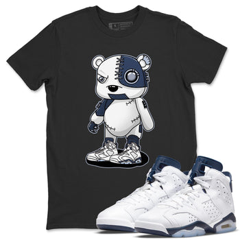 Jordan 6 Midnight Navy Sneaker Match Tees Cyborg Bear Sneaker Tees Jordan 6 Midnight Navy Sneaker Release Tees Unisex Shirts