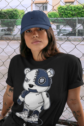 Jordan 6 Midnight Navy Sneaker Match Tees Cyborg Bear Sneaker Tees Jordan 6 Midnight Navy Sneaker Release Tees Unisex Shirts