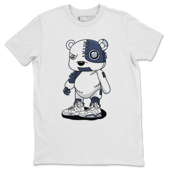 Jordan 6 Midnight Navy Sneaker Match Tees Cyborg Bear Sneaker Tees Jordan 6 Midnight Navy Sneaker Release Tees Unisex Shirts