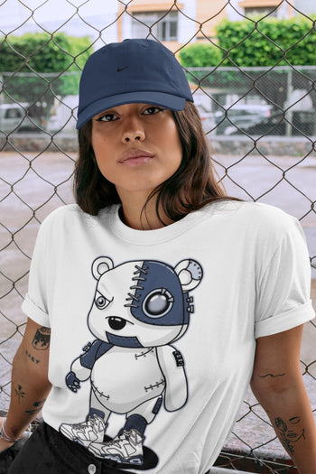 Jordan 6 Midnight Navy Sneaker Match Tees Cyborg Bear Sneaker Tees Jordan 6 Midnight Navy Sneaker Release Tees Unisex Shirts