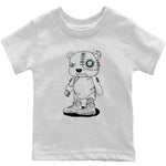 Jordan 6 Mint Foam Sneaker Match Tees Cyborg Bear Sneaker Tees Jordan 6 Mint Foam Sneaker Release Tees Kids Shirts