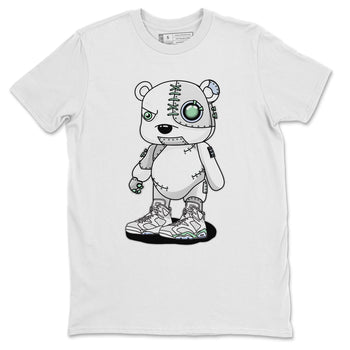 Jordan 6 Mint Foam Sneaker Match Tees Cyborg Bear Sneaker Tees Jordan 6 Mint Foam Sneaker Release Tees Unisex Shirts