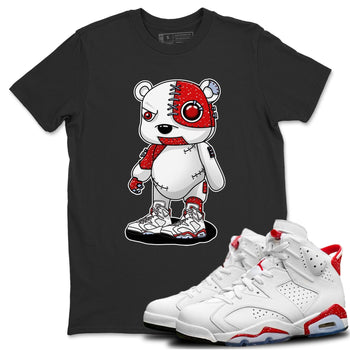 Jordan 6 Red Velvet Cookies Sneaker Match Tees Cyborg Bear Sneaker Tees Jordan 6 Red Velvet Cookies Sneaker Release Tees Unisex Shirts