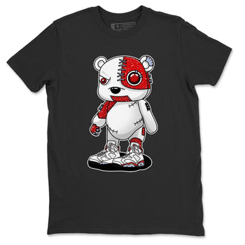 Jordan 6 Red Velvet Cookies Sneaker Match Tees Cyborg Bear Sneaker Tees Jordan 6 Red Velvet Cookies Sneaker Release Tees Unisex Shirts