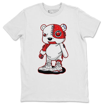 Jordan 6 Red Velvet Cookies Sneaker Match Tees Cyborg Bear Sneaker Tees Jordan 6 Red Velvet Cookies Sneaker Release Tees Unisex Shirts