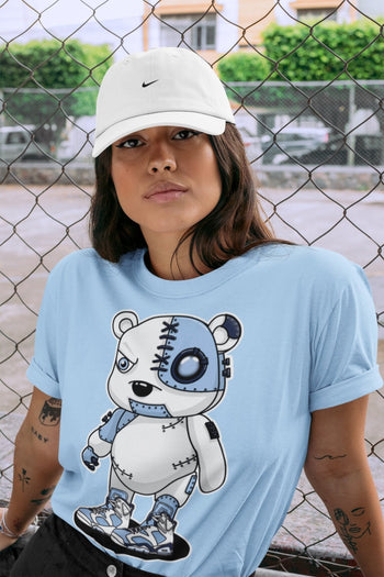 Jordan 6 UNC Sneaker Match Tees Cyborg Bear Sneaker Tees Jordan 6 UNC Sneaker Release Tees Unisex Shirts