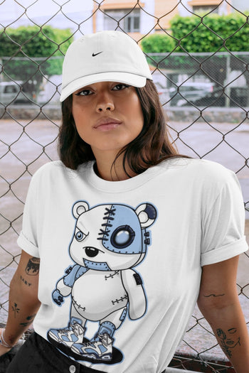 Jordan 6 UNC Sneaker Match Tees Cyborg Bear Sneaker Tees Jordan 6 UNC Sneaker Release Tees Unisex Shirts
