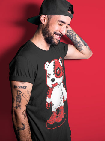 Jordan 9 Chile Red Sneaker Match Tees Cyborg Bear Sneaker Tees Jordan 9 Chile Red Sneaker Release Tees Unisex Shirts