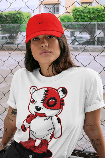 Jordan 9 Chile Red Sneaker Match Tees Cyborg Bear Sneaker Tees Jordan 9 Chile Red Sneaker Release Tees Unisex Shirts