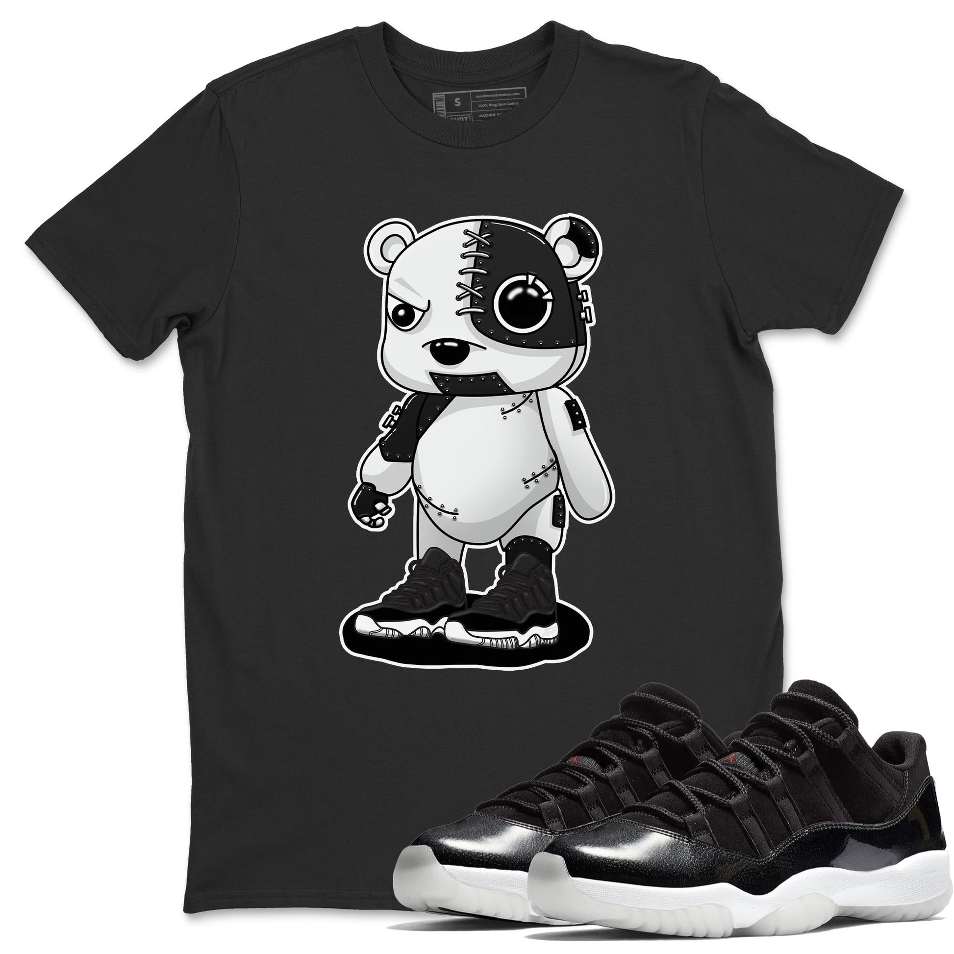 Jordan 11 72-10 Sneaker Match Tees Cyborg Bear Sneaker Tees Jordan 11 72-10 Sneaker Release Tees Unisex Shirts