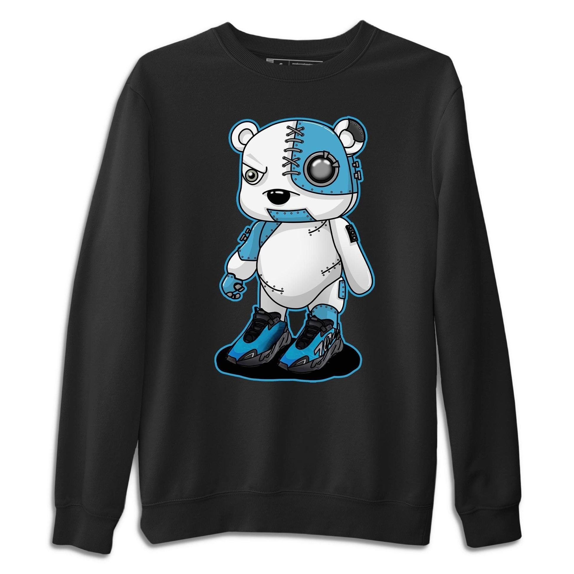 Yeezy 700 Bright Cyan Sneaker Match Tees Cyborg Bear Sneaker Tees Yeezy 700 Bright Cyan Sneaker Release Tees Unisex Shirts