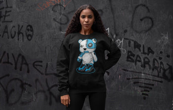 Yeezy 700 Bright Cyan Sneaker Match Tees Cyborg Bear Sneaker Tees Yeezy 700 Bright Cyan Sneaker Release Tees Unisex Shirts